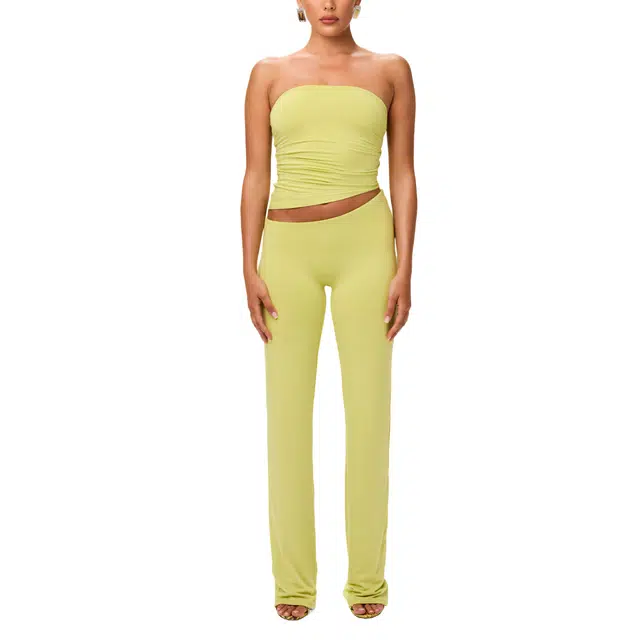 NAKED WARDROBE Asymmetric Bootcut Pant Smooth