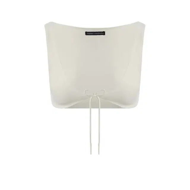 NAKED WARDROBE Neck Strap Crop Top NW
