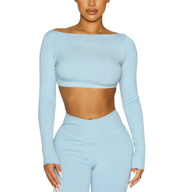 NAKED WARDROBE Snatched Up Crop Top