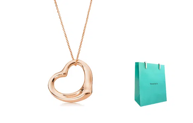 Tiffany & Co. Elsa Peretti Rose Gold Necklace