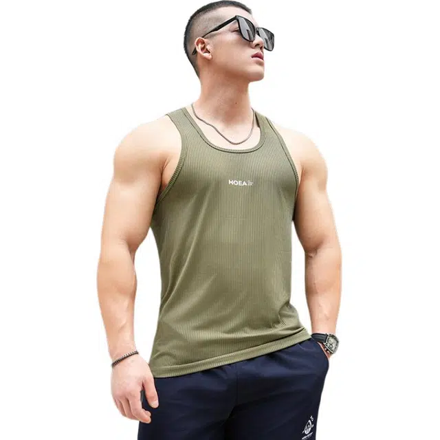 墨立方 潮流马拉松跑步背心 男款