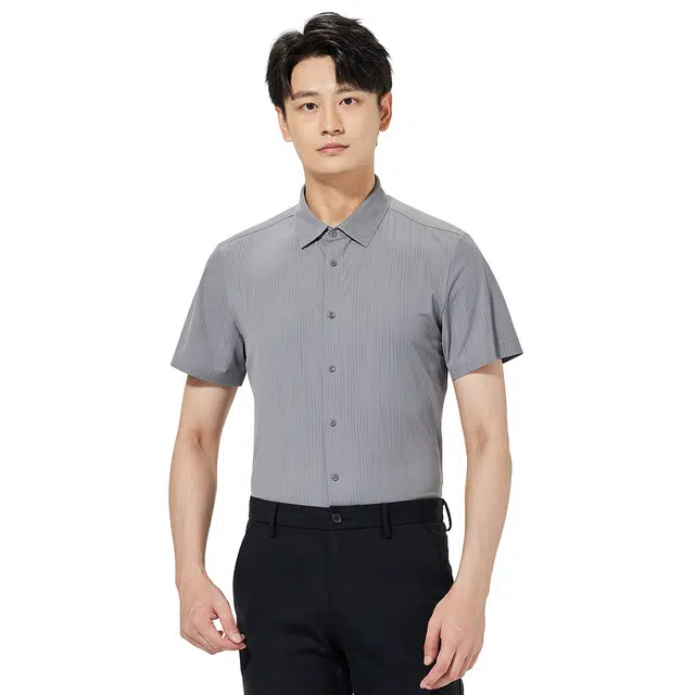 利郎 时尚都市潮流简约百搭短袖衬衫 男款