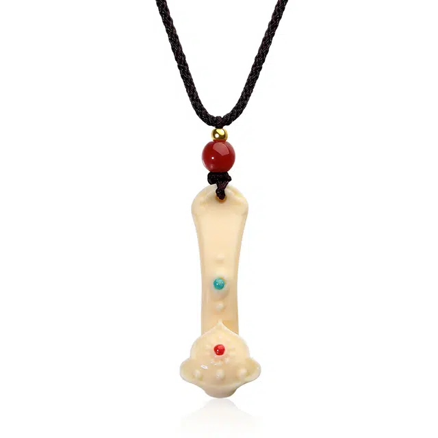 周帝王 新中式如意国潮风平安喜乐诸事顺利前程似锦小众轻奢纳福转运百搭好运必备礼盒款 象牙果 项链 男女同款情侣款