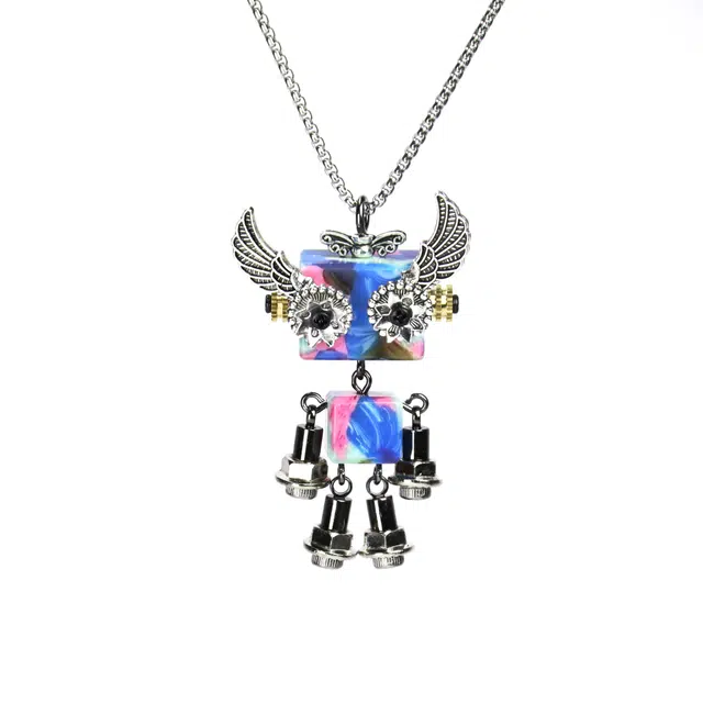 木小魔 星眸 蒸汽朋克风 复古小众夸张 合金幻彩 项链 男女同款情侣款