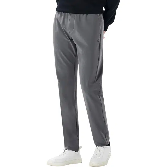 利郎 远红外加绒内里商务纯色极简风弹力合身质感保暖休闲裤 男款