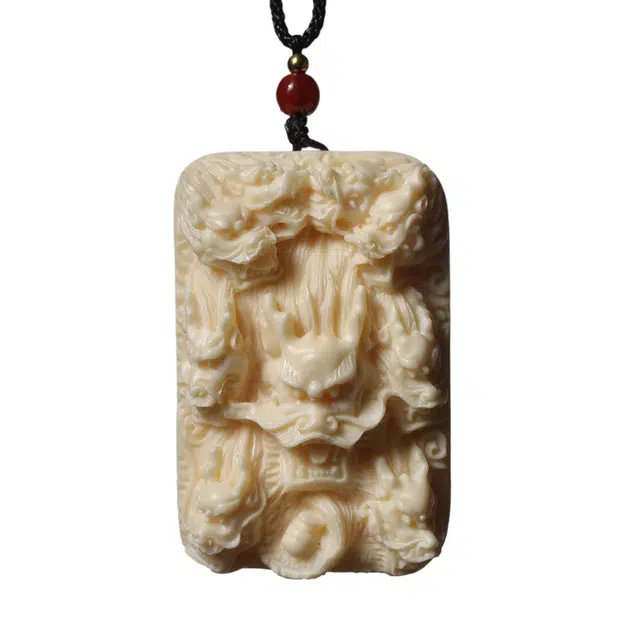 絮物 国潮新中式轻奢高级感文玩盘玩招财纳福诸事顺遂装饰品工艺品车载挂件#好运再造 象牙果 项链 男女同款情侣款