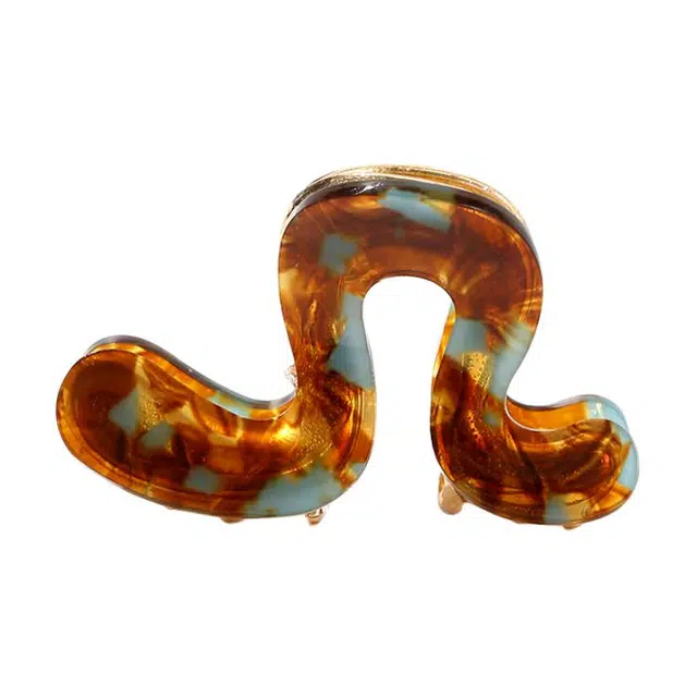 如花梦 夏季洋气后脑勺高马尾小号夹子 醋酸 发夹 女款