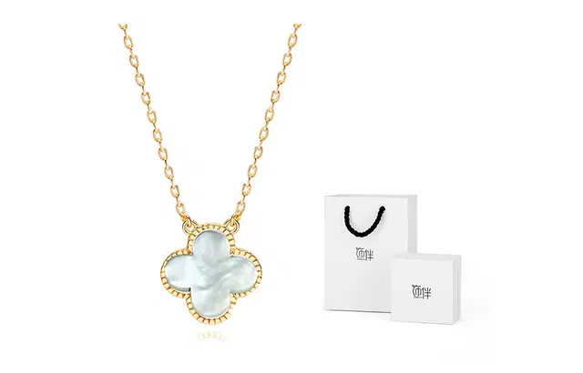 饰伴 小众四叶草 幸运草潮流 项链 女款