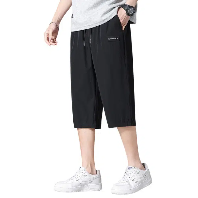 顶峰保罗 无性别主义薄款亲肤透气速干宽松轻便运动垂感休闲短裤 男女同款