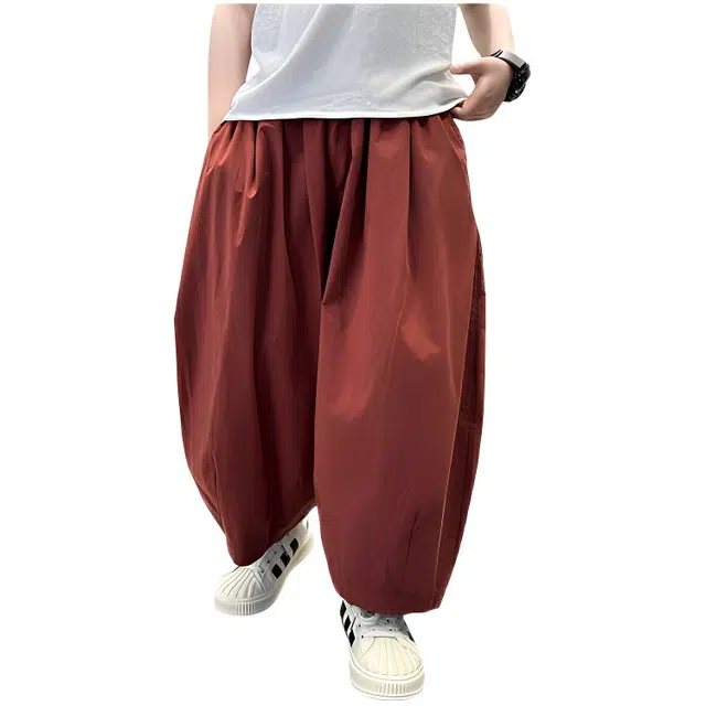 木木兔长裤 潮流时尚凉感宽松舒适休闲运动束脚裤 儿童款