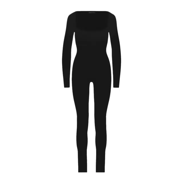 NAKED WARDROBE Square Neck Jumpsuit NW