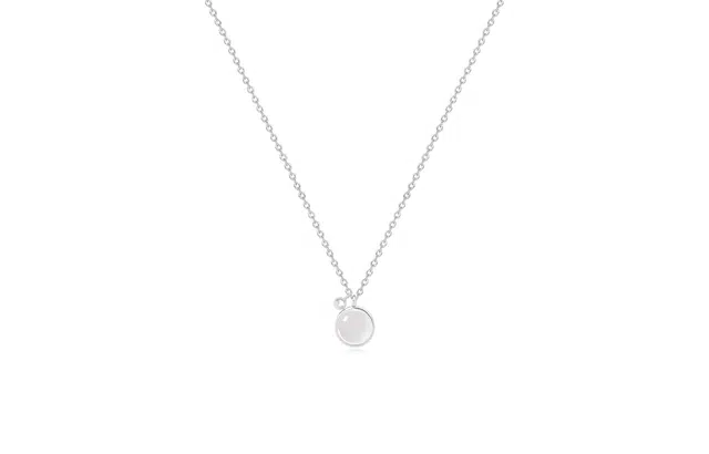 凤祥囍事 老凤祥 白月光 连理枝 水滴吊坠水润清透时尚小众新中式 清冷高级设计极简百搭显气质优雅时髦贵气感 #好运 玉髓 项链 女款