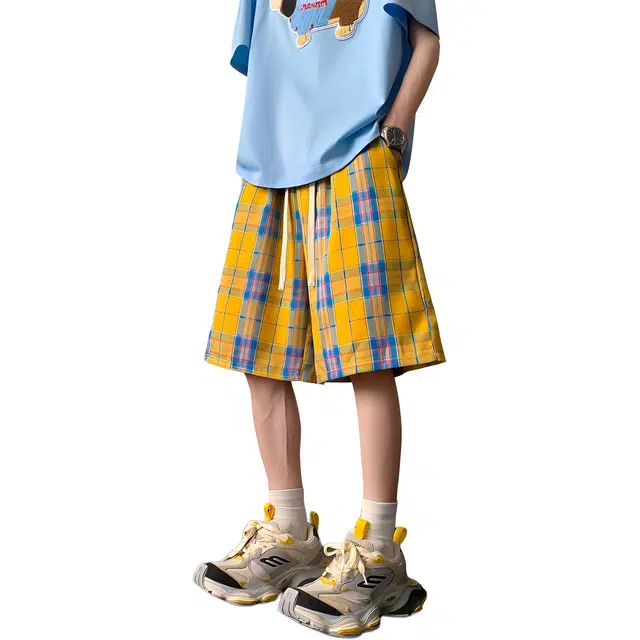 单爵 垂感宽松时尚舒适百搭潮流五分休闲短裤 男女同款