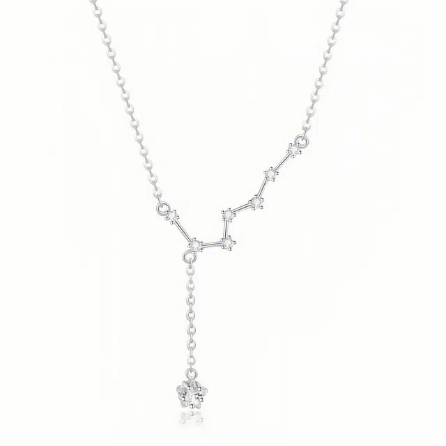 【恒久如新】 帝苏行 北斗七星流苏甜妹在逃公主 小众设计 精致闪耀轻奢高级 通勤百搭 锆石 项链 女款