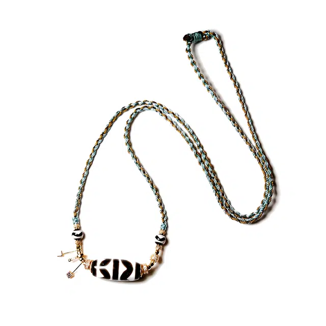 【顺风顺水人财旺】 玉临门 生肖顺利 民族风藏式天珠手工编织挂绳 福录吉样 平安喜乐#好运 玛瑙 项链 男女同款情侣款