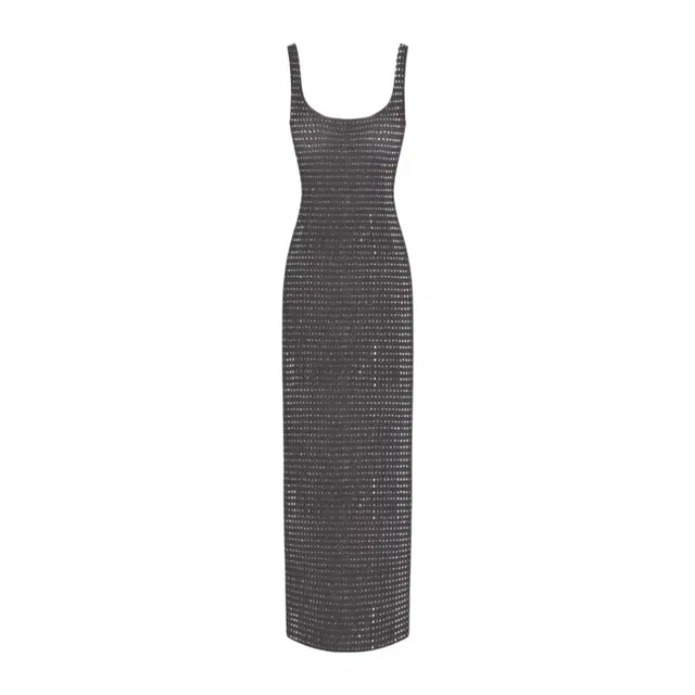 NAKED WARDROBE Tank Maxi Dress Crystal