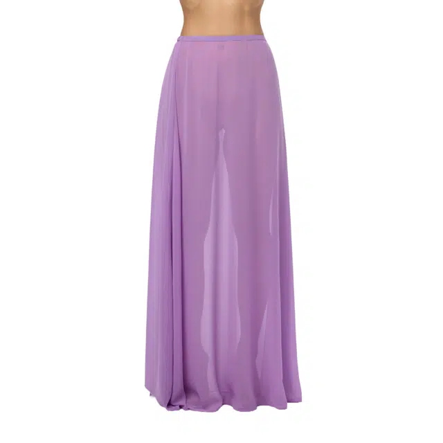 NAKED WARDROBE Maxi Skirt Chiffon