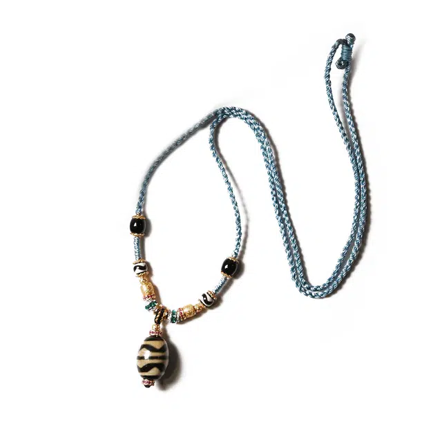 【五路财神来敲门】 玉临门 事事顺遂 万事如意 藏饰 双牙牙达洛玛瑙项链 复古民族风首饰百搭转运#好运 玛瑙 玉石项链 男女同款情侣款