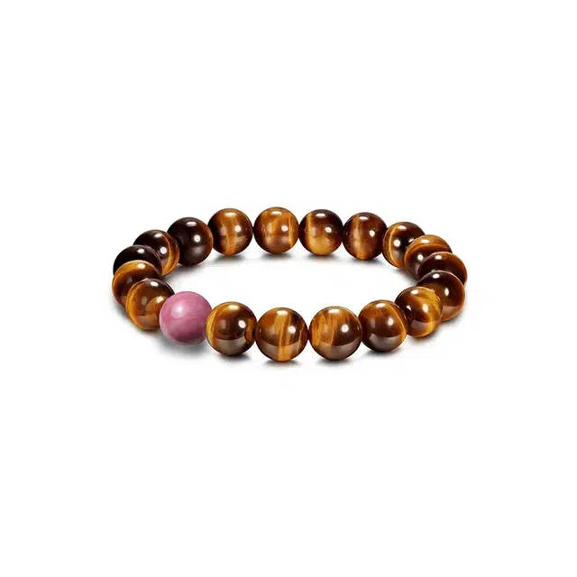 【岩绪】 眰恦 搭配红纹石 美拉德色系 百搭轻奢 小众设计 个性饰品#好运天然 虎眼石 手串 男女同款情侣款