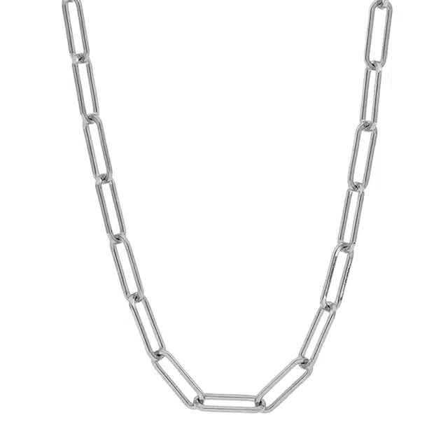 韵系 玫瑰的故事黄亦玫同款简约时尚素链配饰轻奢百搭颈链 铜镀金 项链 女款