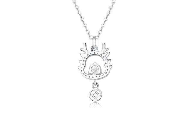 曼卡龙  龙宝  可爱风 银 项链 女款