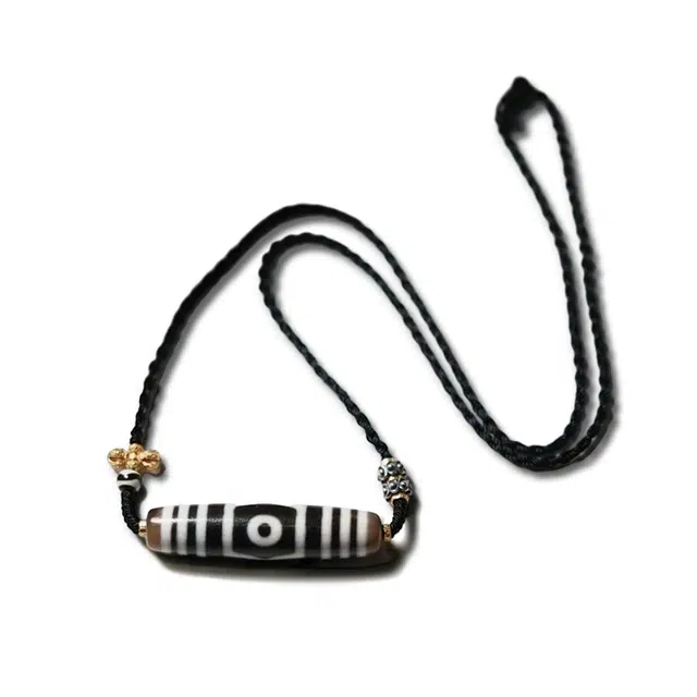 【金山银山全都有】  玉临门 藏式天珠手工编织配饰 本命佛 水逆绝缘体 佳偶天成#好运 玛瑙 项链 男女同款情侣款