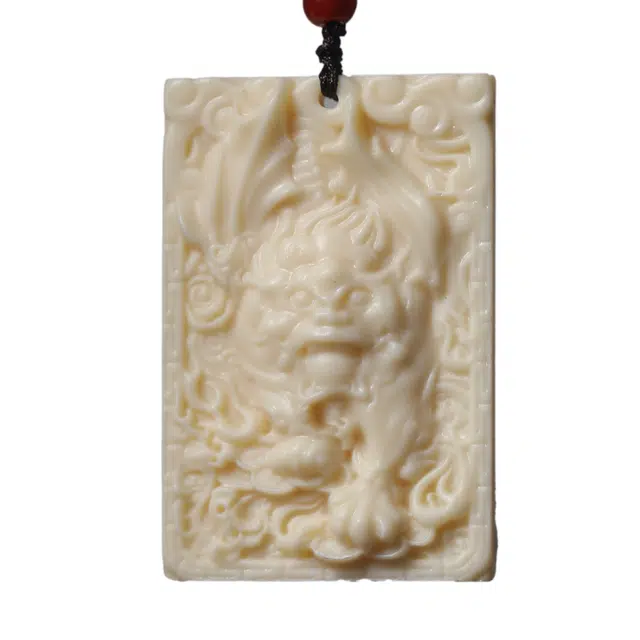 絮物 国潮新中式平安喜乐诸事顺遂文玩盘玩复古风吊坠装饰品工艺品车载挂件学生党必备#好运再造 象牙果 项链 男女同款情侣款