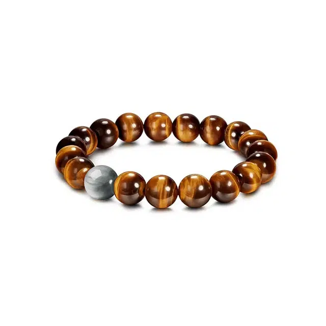 眰恦 水墨色系 小众 轻奢风个性饰品 百搭款式 简约复古#好运天然 虎眼石 手串 男女同款情侣款