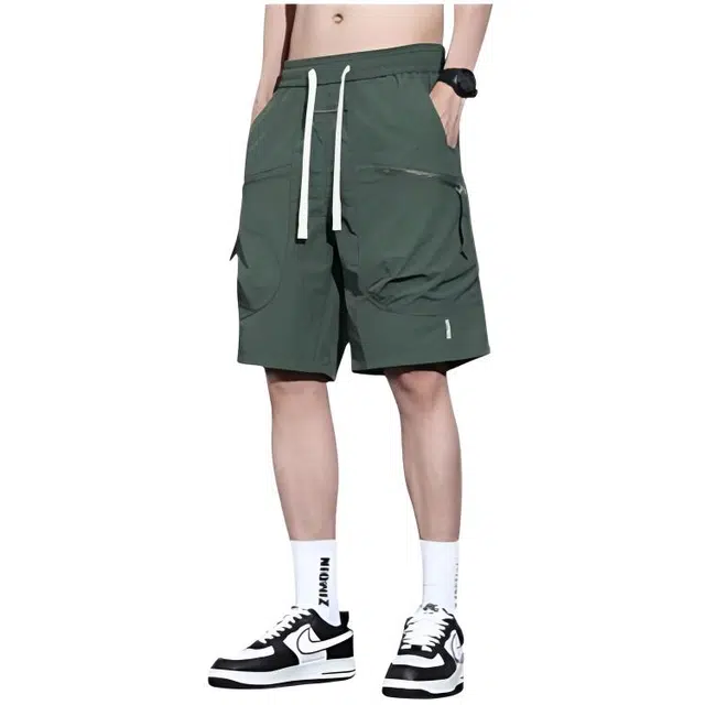 木木兔 美式男士短裤夏季潮流百搭男生裤子透气薄款休闲夏天工装裤 男款