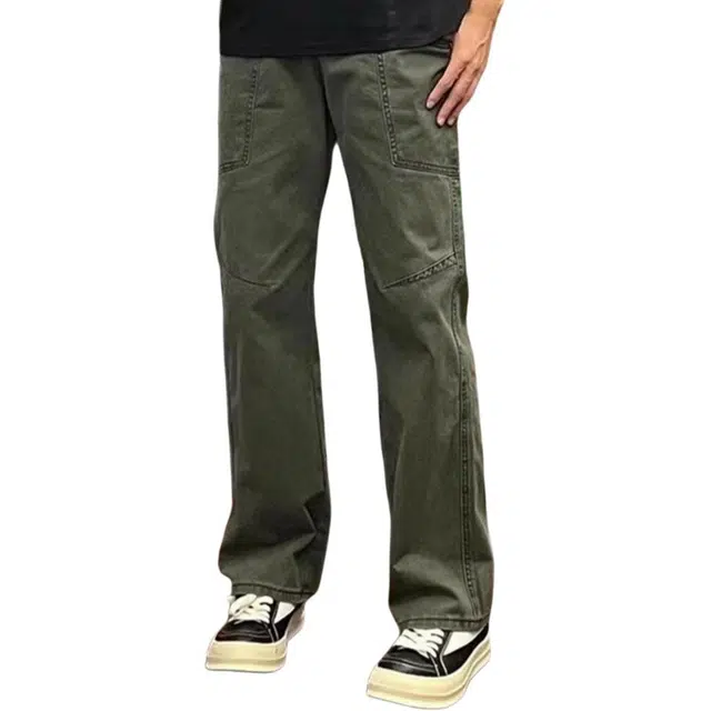 拓菲 复古直筒薄款潮日系宽松休闲工装裤 男女同款