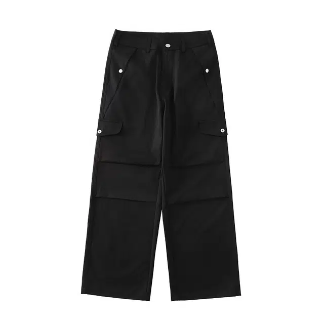 童先森 宽松休闲垂感褶皱纯色舒适百搭工装裤 男款