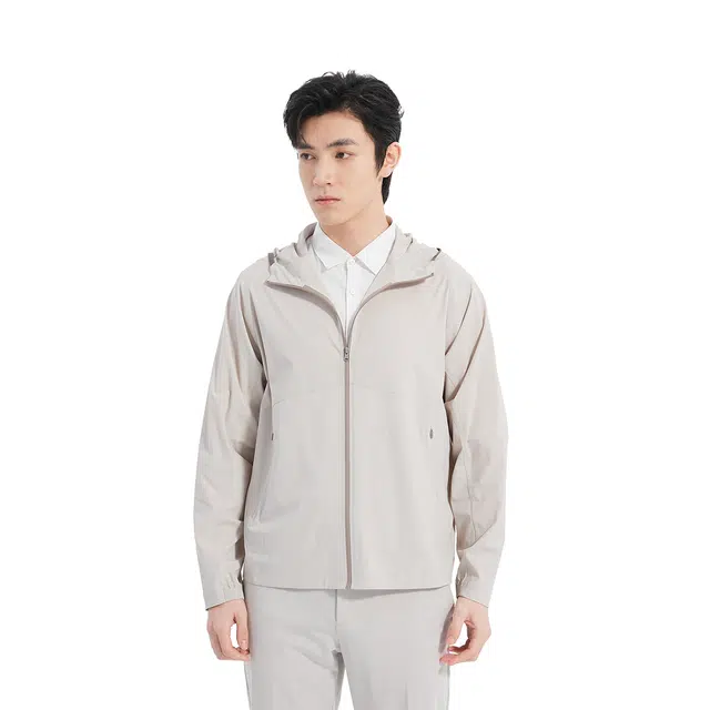 利郎 连帽商务休闲简洁百搭防晒服 男款