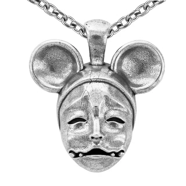 【免费刻字】 白木黑冰 马戏团谜奇 新中式高级感原创设计 银合金 项链 男款 礼盒