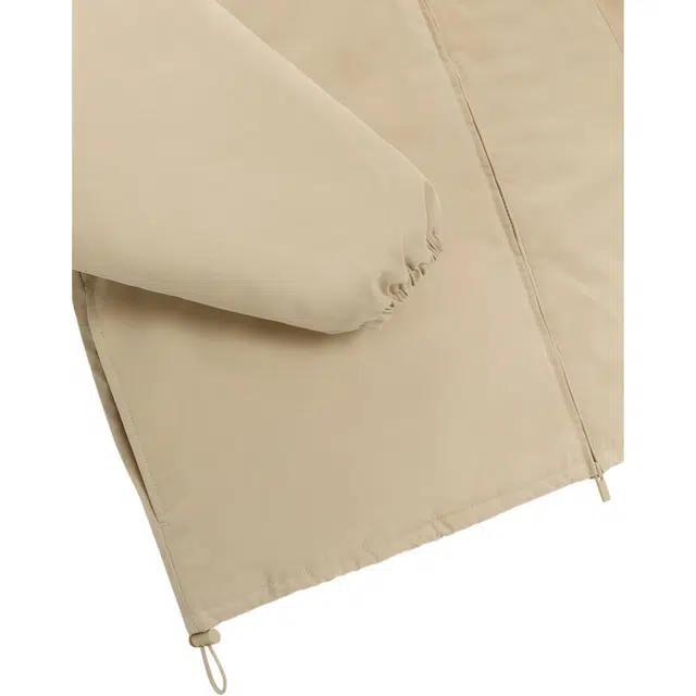 Fear of God Essentials SS23 Drop2 Essentials Fullzip Jacket Sand Logo
