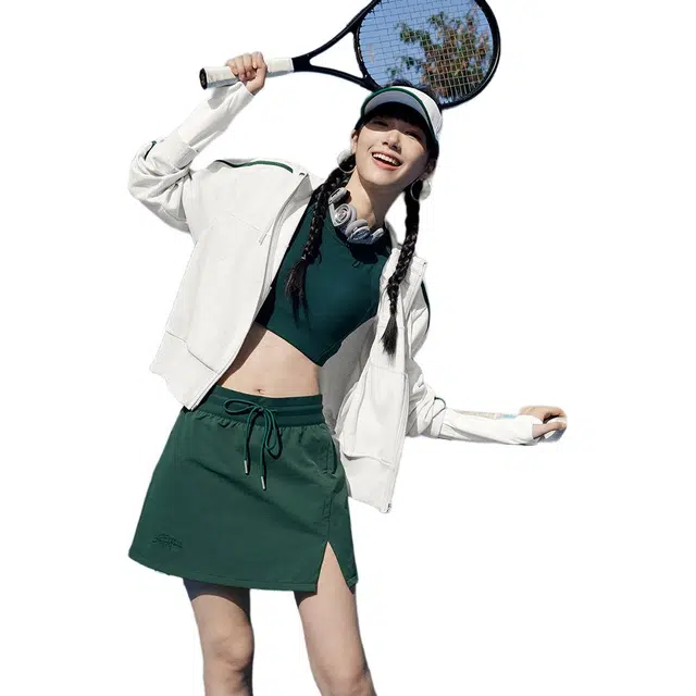乔丹 运动生活系列 休闲简约舒适百搭连帽夹克外套 女款 乔丹白