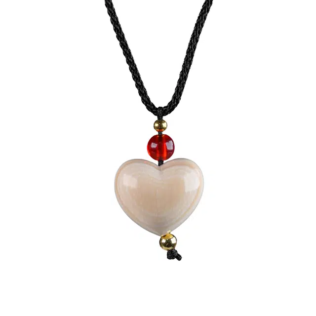 灵晔 新中式国潮高端复古大气优雅百搭轻奢淡雅高级感万事如意八方来财财源广进诸事顺遂#好运连连处理 猛犸 玉石项链 男女同款情侣款