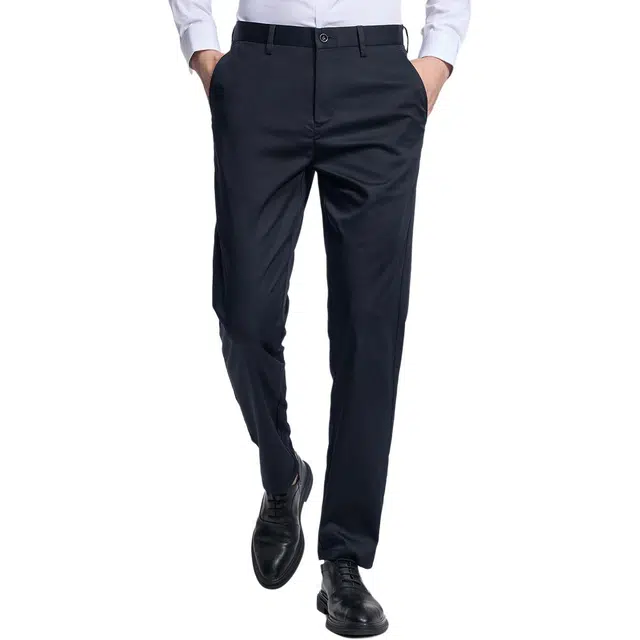 红豆 商务通勤弹力百搭纯色休闲裤 男款