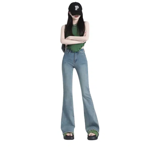 北极绒 百搭舒适时尚简约牛仔裤 女款