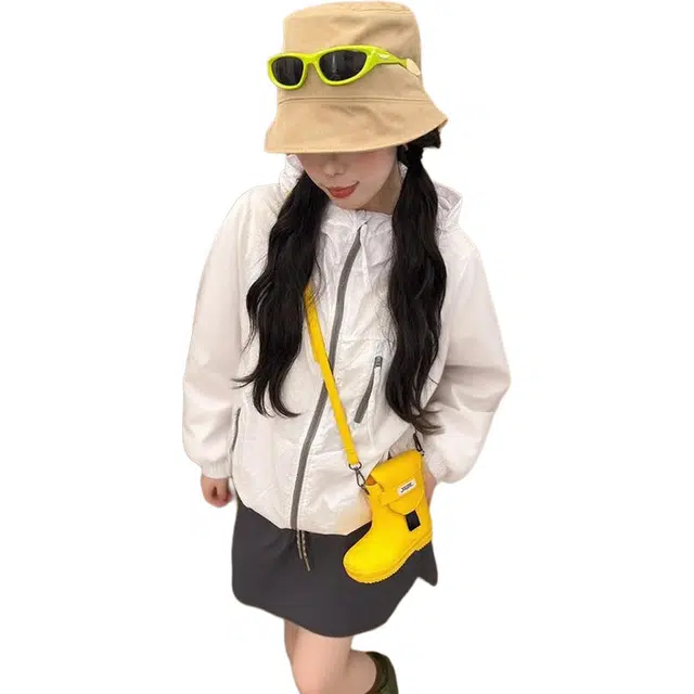 徐百货 多巴胺薄款速干透气百搭户外骑行防晒服 男女同款
