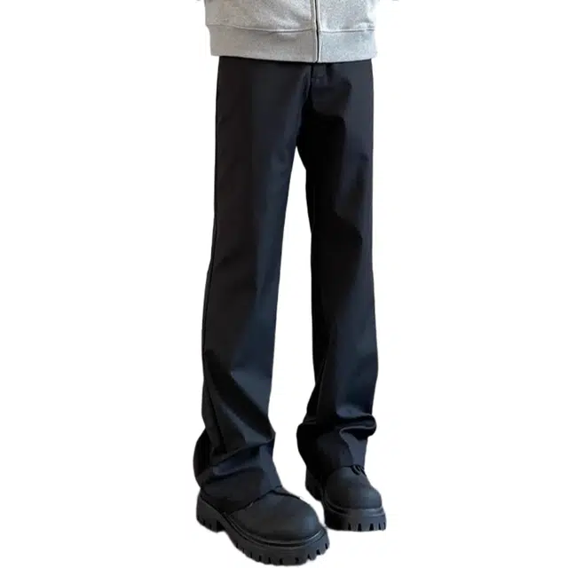 沐诚阳译 美式高街廓形西裤直筒微喇休闲裤 男款