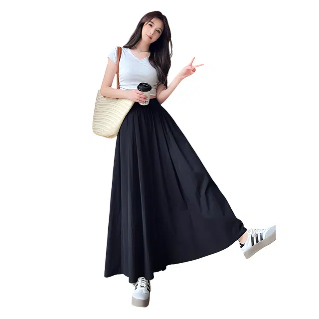 欧阳喜 高腰显瘦慵懒小个子阔腿休闲裤 女款