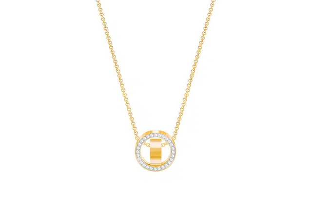 Swarovski Hollow Necklace Gold