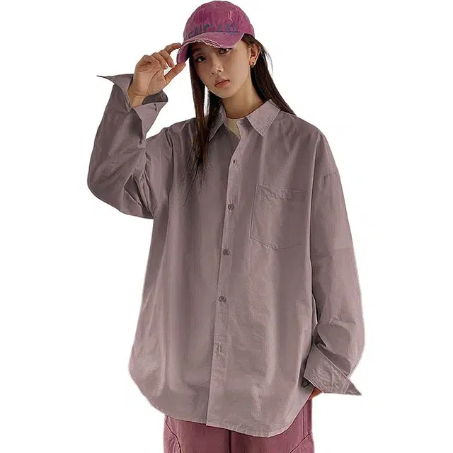 水中花 优雅休闲百搭长袖衬衫 女款