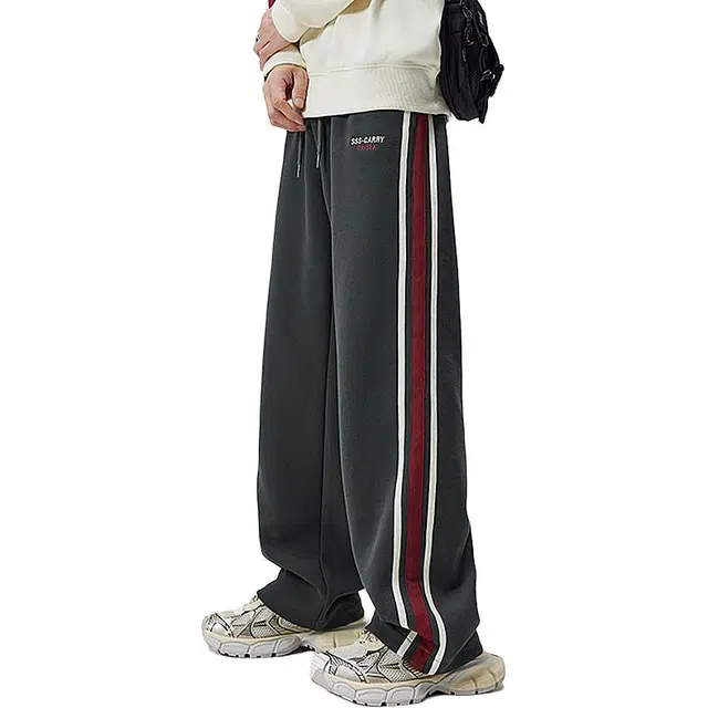 童先森 直筒纯色时尚简约百搭休闲裤 男款