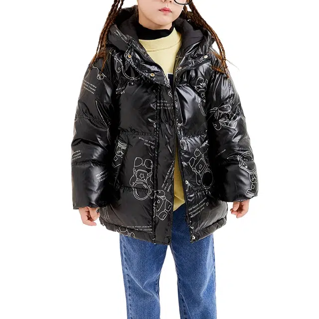 雅鹿羽绒服 轻便舒适简约百搭 中小童