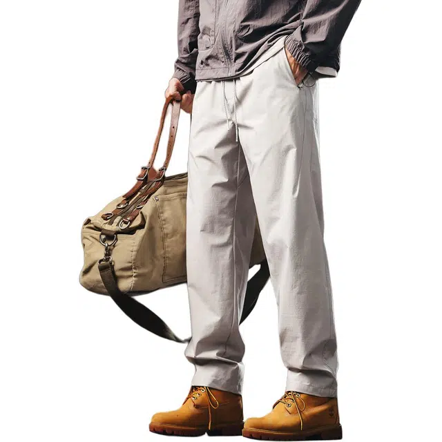 格蓝鹿 薄款宽松痞帅运动工装裤美式复古淡人随性盐系穿搭休闲裤 男女同款