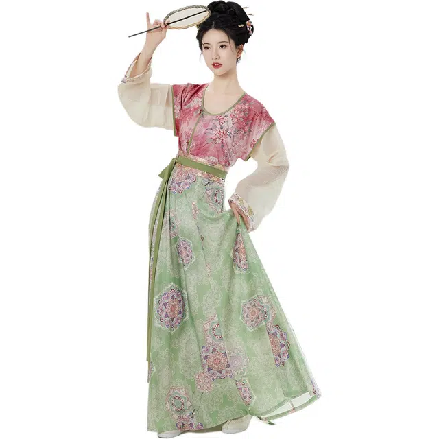 织造司 蝴蝶印花薄款汉服 女款