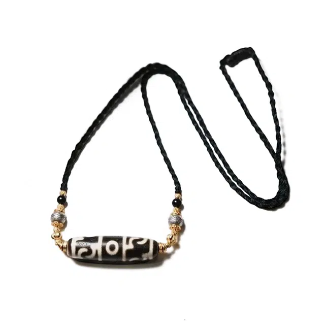 【招财进宝运气好】 玉临门 平步青云 藏式复古天珠毛衣链 诸事顺利 好事花生#好运 玛瑙 项链 男女同款情侣款