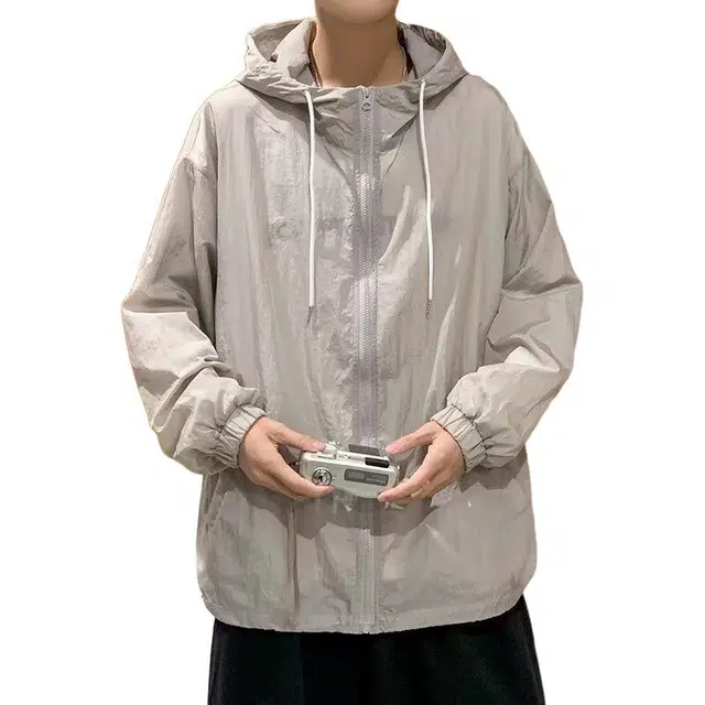 木木兔 薄款户外钓鱼服透气外套潮防晒服 男款