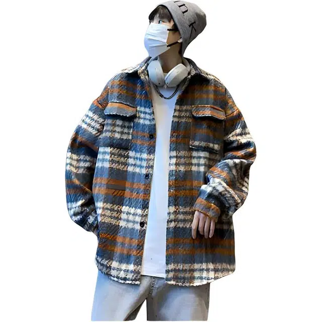 极限涡轮 美式翻领痞帅通勤百搭夹克外套 男女同款